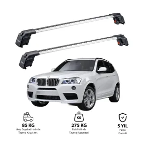 Bmw X3 2011-2017 (F25) Trx2 Thunder Carrier Ara Atkı Gri