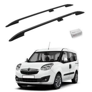 Opel Combo D 2012-2018 / Kısa Şasi Tavan Çıtası Crown Siyah