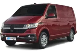 OMSA VW T6.1 Transporter Siyah Krom Plaka Üstü Çıta 2020-2023 Arası - Görsel 4