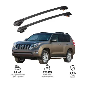 Toyota Land Cruiser Prado 2010 Ve Sonrası Trx1 Thunder Carrier Kilitli Ara Atkı Siyah