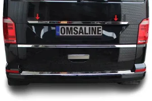 OMSA VW T6 Transporter Krom Plaka Üstü Çıta Tek Kapak 2015-2019 Arası - Görsel 4