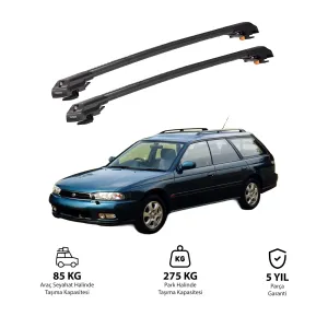 Subaru Outback 1994-1999 (Bg) Trx1 Thunder Carrier Kilitli Ara Atkı Siyah