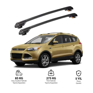 Ford Escape C520 2013-2019 Trx1 Thunder Carrier Kilitli Ara Atkı Siyah