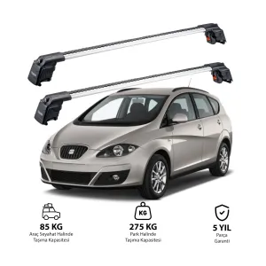 Seat Altea Xl 2006-2015 Trx2 Thunder Carrier Ara Atkı Gri