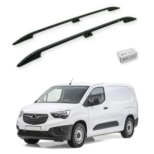 Opel Combo E 2019-2025 / Kısa Şasi Tavan Çıtası Crown Siyah