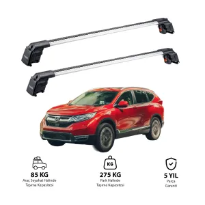 Honda Cr-V Rm/Rw 2012-2018 Trx2 Thunder Carrier Ara Atkı Gri