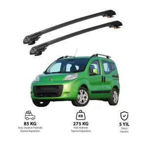 Fiat Qubo Type 225 2008-2017 Trx1 Thunder Carrier Kilitli Ara Atkı Siyah