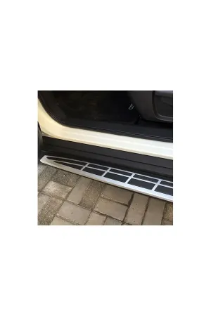 Nissan Qashqai Uyumlu 2014-2020 Yan Basamak Koruma Yan Basamak Kare Stil - Görsel 2