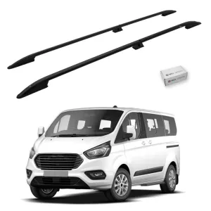 Ford Custom V362/V362 Fl 2012-2022 / Kısa Şasi Tavan Çıtası Crown Siyah