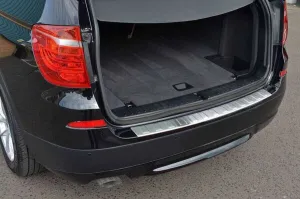 OMSA Bmw X3 Krom Arka Tampon Eşiği Taşlı 2010-2017 Arası - Görsel 4