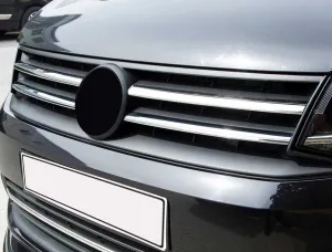 OMSA VW Caddy Minivan Siyah Krom Ön Panjur 2 Parça 2015-2019 Arası thumb 3