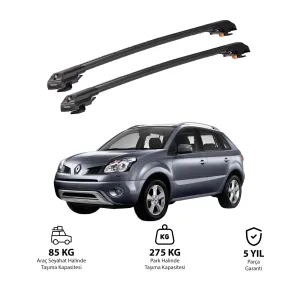Renault Koleos 2008-2012 Trx1 Thunder Carrier Kilitli Ara Atkı Siyah