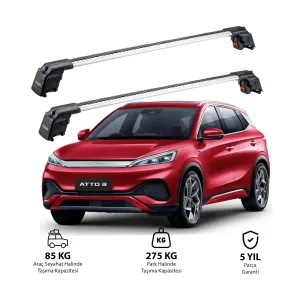 Byd Atto 3 2022-Günümüz Trx2 Thunder Carrier Ara Atkı Gri