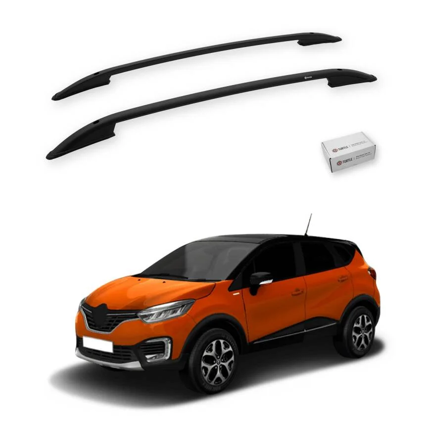 Turtle Renault Captur (J87) 2013-2019 Tavan Çıtası Crown Siyah