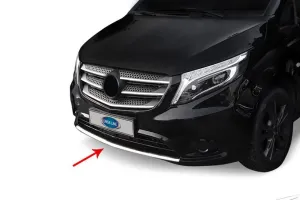 OMSA Mercedes Vito W447 Krom Ön Panjur Çercevesi 2 Parça 2014-2024 Arası thumb 5