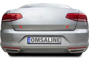 OMSA VW Passat B8.5 Siyah Krom Bagaj Alt Çıtası 2019 ve Sonrası thumb 4