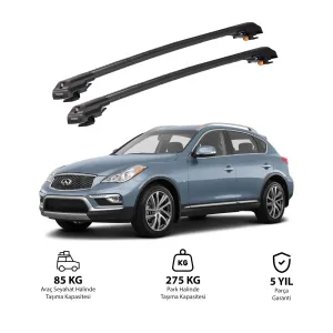Infiniti Qx50 2014-2017 Trx1 Thunder Carrier Kilitli Ara Atkı Siyah