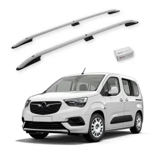 Turtle Opel Combo Life 2019-2025 / Kısa Şasi Tavan Çıtası Crown Gri