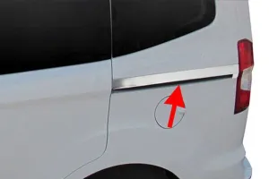 OMSA Ford Courier Krom Sürgülü Kapı Çıtası 2 Parça 2014-2017 Arası - Görsel 3