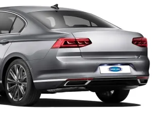 OMSA VW Passat B8 R-Line Krom Çamurluk Çıtası Siyah ABS 2019 ve Sonrası thumb 5