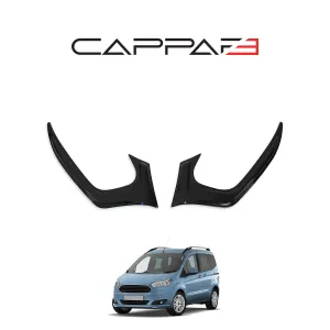 Ford Courier B460 FL/B460 2018-2023 Yıl Aralığı Uyumlu Far Kaşı ve Ön Panjur Seti 3 Parça - Görsel 3