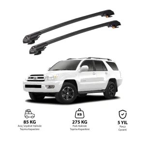 TOYOTA 4Runner 2003-2009 TRX1 Thunder Carrier Kilitli Ara Atkı Siyah