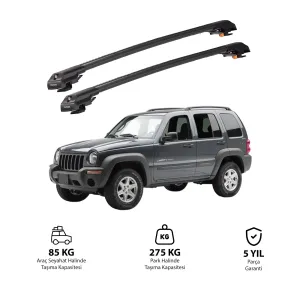 Jeep Cherokee 2002-2007 Trx1 Thunder Carrier Kilitli Ara Atkı Siyah