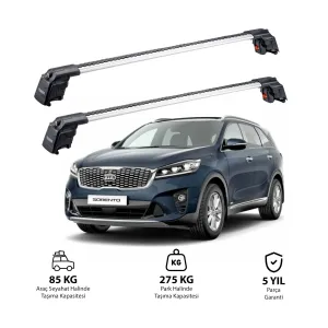 Kia Sorento Prime 2015-2020 Trx2 Thunder Carrier Ara Atkı Gri