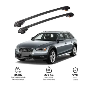 Audi A4 2008-2015 (B8) Allroad Trx1 Thunder Carrier Kilitli Ara Atkı Siyah