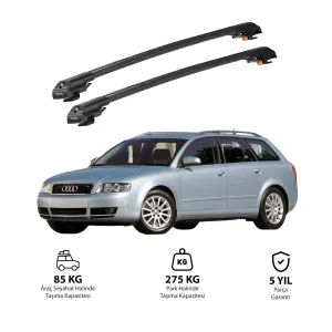 Audi A4 2002-2004 (B6) Avant Trx1 Thunder Carrier Kilitli Ara Atkı Siyah