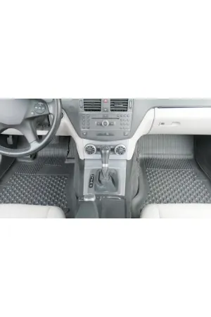 Mercedes-Benz C Serisi 2007-2014 Uyumlu SAHLER Araca Özel 4.5D Havuzlu Oto Paspas - Mercedes W204 - Görsel 3