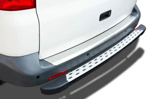 OMSA VW T5 Caravelle Krom Arka Tampon Eşiği Yazısız 2003-2014 Arası thumb 4