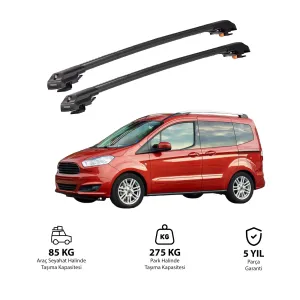 Ford Courier B460/B460 Fl 2014-2023 Trx1 Thunder Carrier Kilitli Ara Atkı Siyah