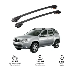 Dacia Duster 2010-2013 Trx1 Thunder Carrier Kilitli Ara Atkı Siyah