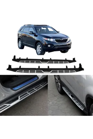 Kia Sorento 2010-2013 Model Arası Yan Basamak Side Step Oem Square Style