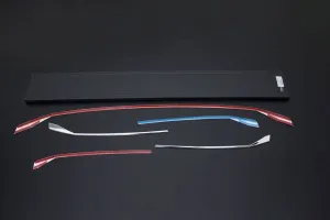 OMSA VW T6.1 Transporter Krom Ön Panjur Alt Çıtası 5 Parça 2020-2023 Arası thumb 3