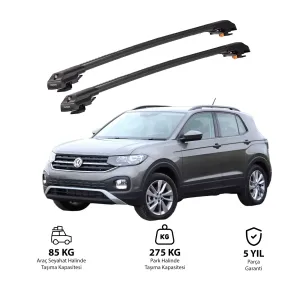 Volkswagen T-Cross 2019 Ve Sonrası Trx1 Thunder Carrier Kilitli Ara Atkı Siyah