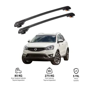 Ssangyong Korando 2010-2019 (C200) Trx1 Thunder Carrier Kilitli Ara Atkı Siyah