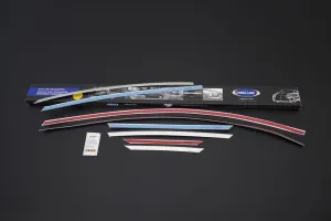 OMSA Ford Focus 3 Sedan Krom Üst Cam Çerçevesi 8 Parça 2010-2018 Arası thumb 2