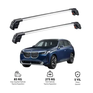 Bmw X3 2024-Günümüz (G45) Trx2 Thunder Carrier Ara Atkı Gri