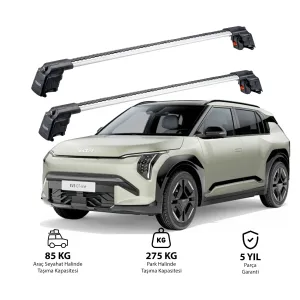 Kia EV3 2024-Günümüz TRX2 Thunder Carrier Ara Atkı Gri