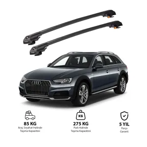 Audi A4 2016-2024 (B9) Allroad Trx1 Thunder Carrier Kilitli Ara Atkı Siyah