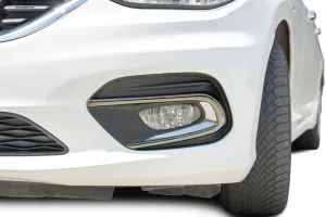 OMSA Fiat Egea Hatchback Siyah Krom Sis Farı Çerçevesi 2 Parça 2016-2020 Arası - Görsel 3
