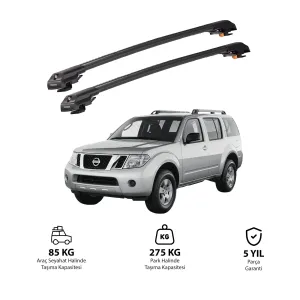 Nissan Pathfinder 2005-2012 Trx1 Thunder Carrier Kilitli Ara Atkı Siyah
