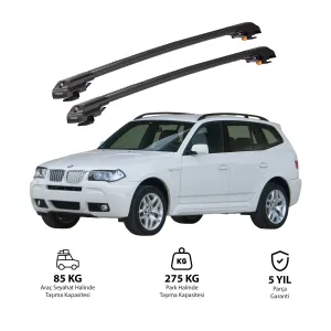 Bmw X3 2003-2010 (E83) Trx1 Thunder Carrier Kilitli Ara Atkı Siyah
