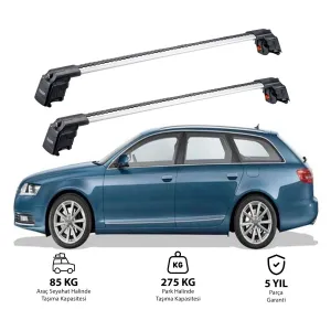 Audi A6 2005-2010 (C6) Avant Trx2 Thunder Carrier Ara Atkı Gri