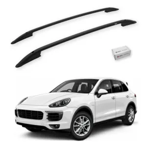 Turtle Porsche Cayenne (92A-E2) 2011-2017 Tavan Çıtası Crown Siyah