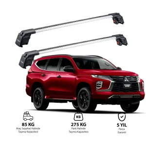 Mitsubishi Pajero Sport 2016 Ve Sonrası Trx2 Thunder Carrier Ara Atkı Gri