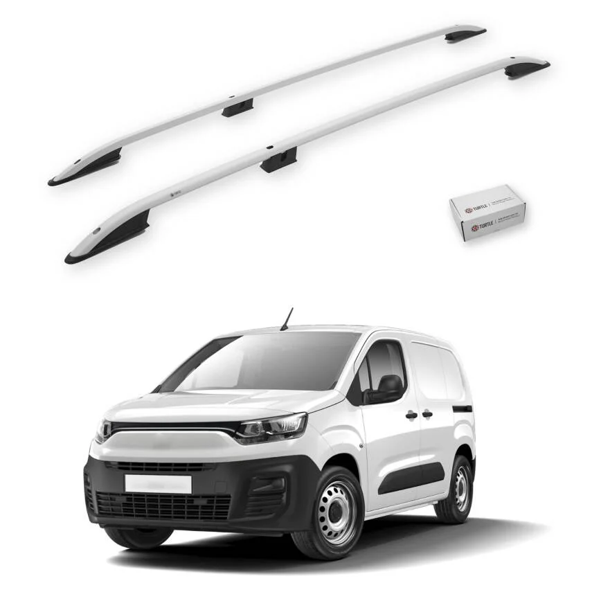 Turtle Fiat Doblo(K9) 2023-2025 / Uzun Şasi Tavan Çıtası Crown Gri