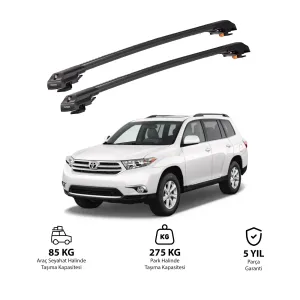 Toyota Highlander 2008-2013 Trx1 Thunder Carrier Kilitli Ara Atkı Siyah